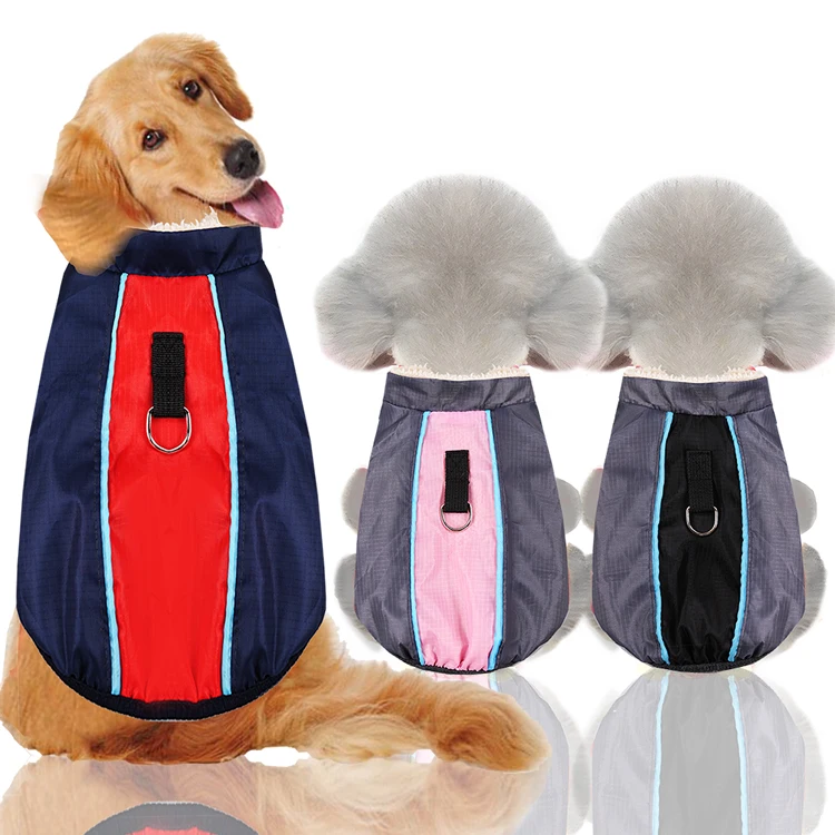 

Waterproof outdoor stormsuit medium large big dogs double warmth winter Wholesale customization pet dog cat clothes