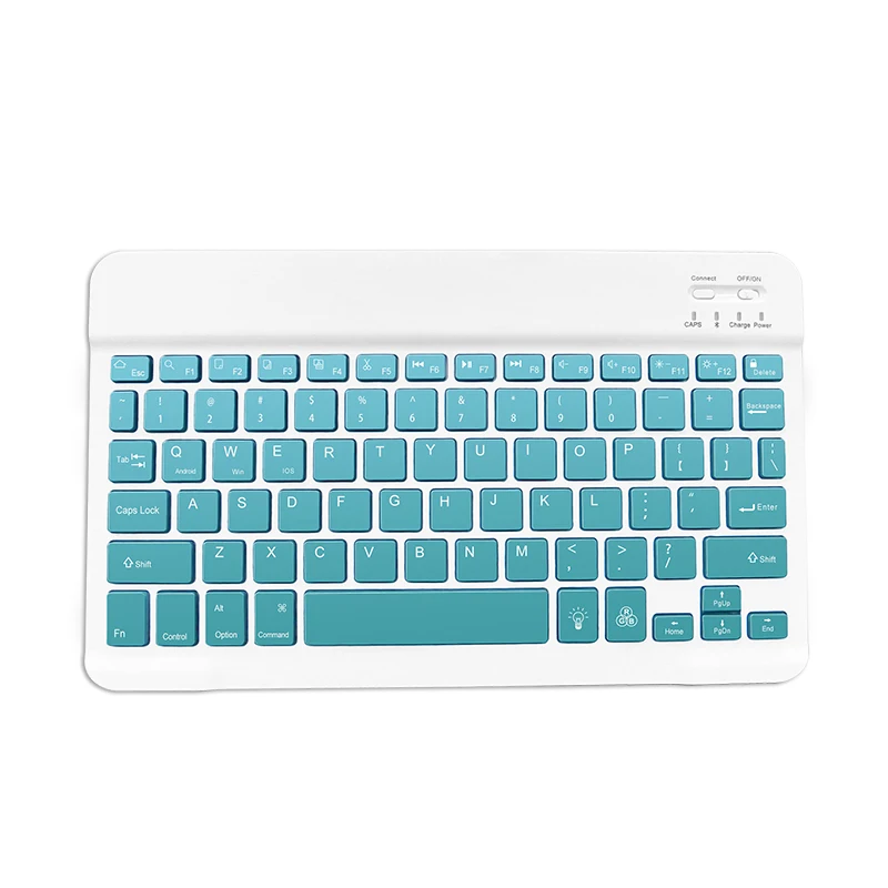 

10m connectable multi-OS with portable mini wireless keyboard, Normal or 6 color backlit