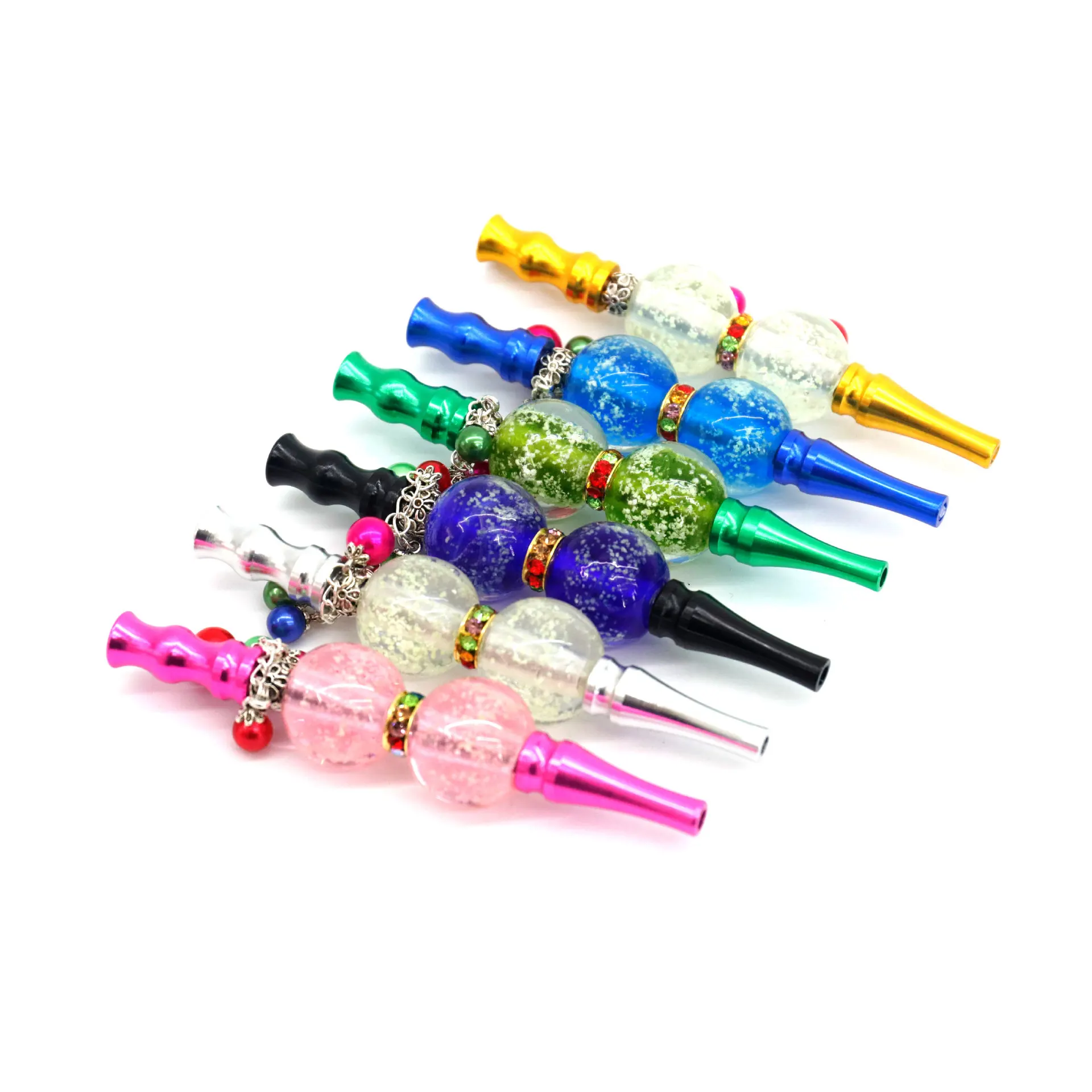 

Fast Shipping Aluminum Metal Hookah Shisha Blunt Holder Women Men Mouth Tips