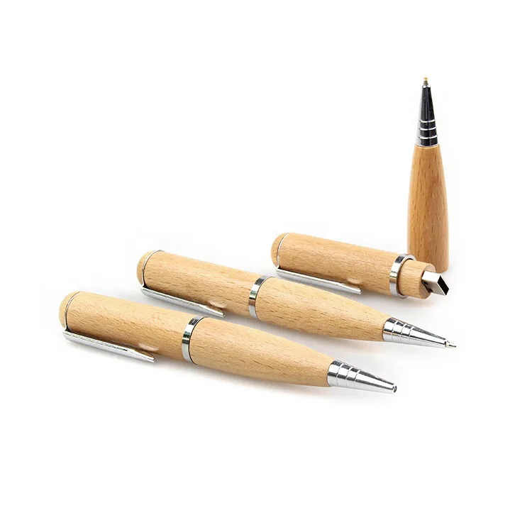 

New wooden pen usb flash drive Personal customization LOGO Ballpoint pen pendrive 4GB 8GB 16GB 32GB 64GB memory stick