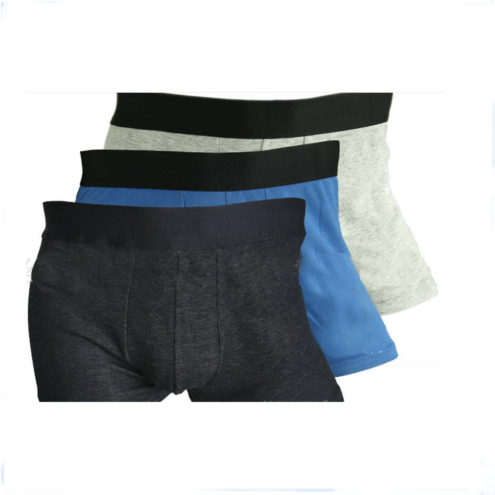

anti radiation silver elastic shielding boxers men underwear