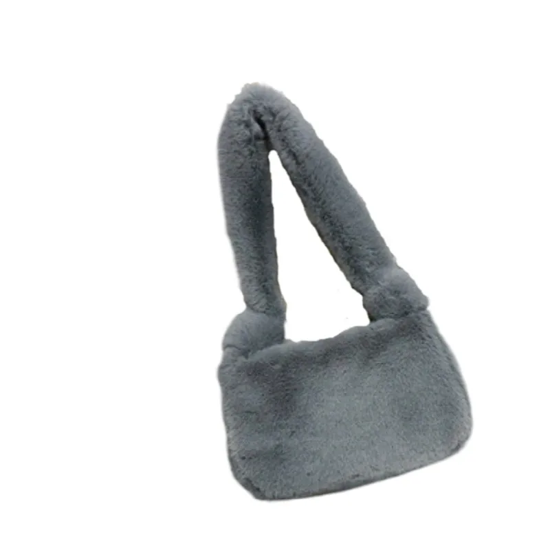 

Women's fashion spotted pattern faux fur bag, 15 colors