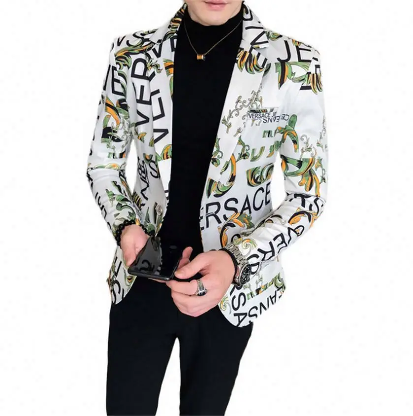 

Print Cloth For Men New Product 2021 Fashion Suit Men