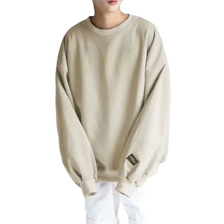

Spring oversize Korean men's loose long sleeve sweater