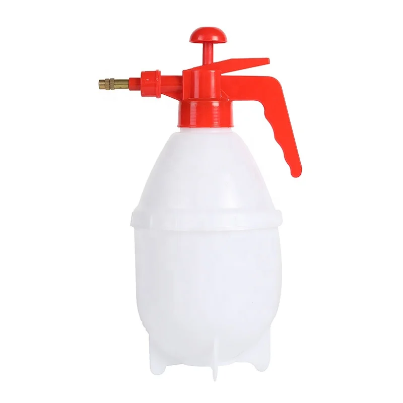 

1.5L Hand Pressure Sprayer Brass Nozzle Chemical Garden Spray Bottle Fertilizers Air Pressure Mist Sprayer, Red