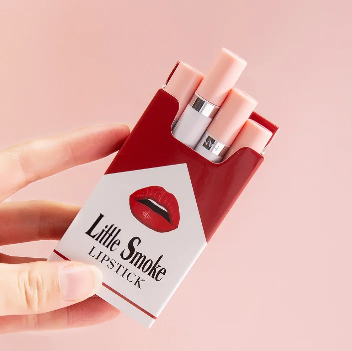 

OMG cigarros labiales labial indeleble larga duracion caja de cigarrillo labiales en cigarrera maquiagem batom