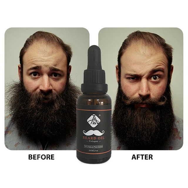 

AH Moisturizing Repairing Help Beard Grow Well Relieve Itching Pure Natural Grooming Care Beard Oil