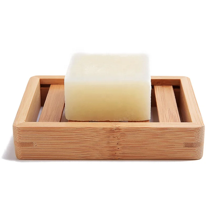 

Low MOQ bamboo soap dish holder eco frirendly soap saver kitchen soap holder