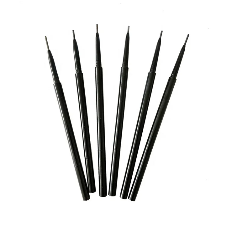 

black and white powder multi-color flat head waterproof best waterproof eyebrow pencil private label custom, Transparent brown oem color