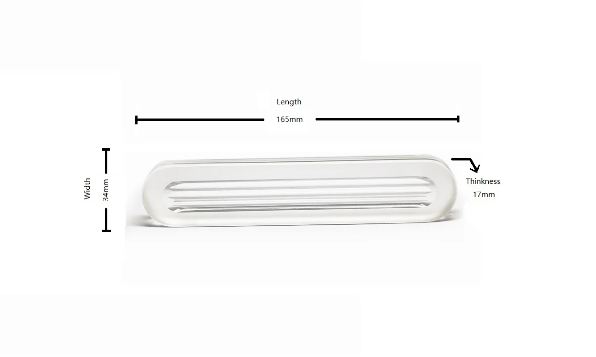 B3  165mmx34mmx17mm Medidor de nivel de reflejos vaso medidor de nivel de