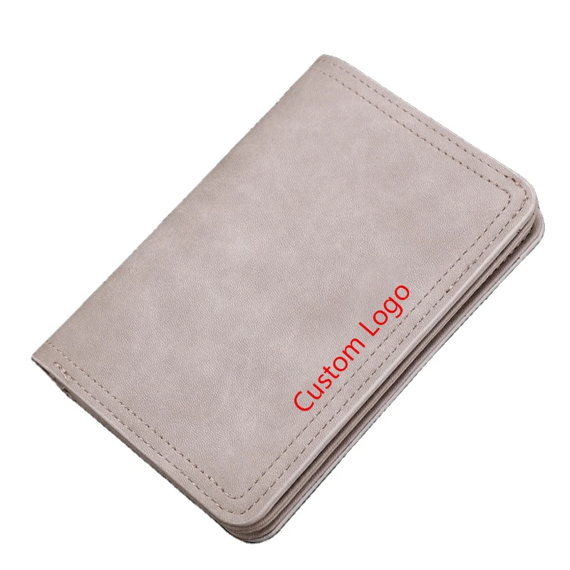 

Fashion New Customized Men's Vintage Men's Card Holder Wallet Young People's Wallet Coin Men Leather Wallet, Coffee/black/grey