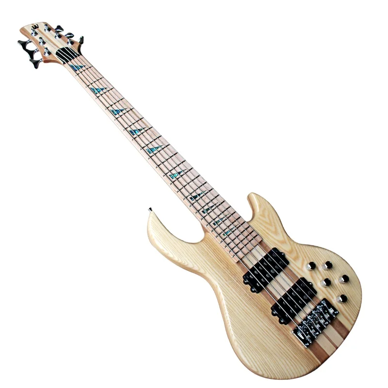 

Flyoung Musical Instruments Bass Guitar 6 Strings Electric Bass Guitar Neck Through Bass