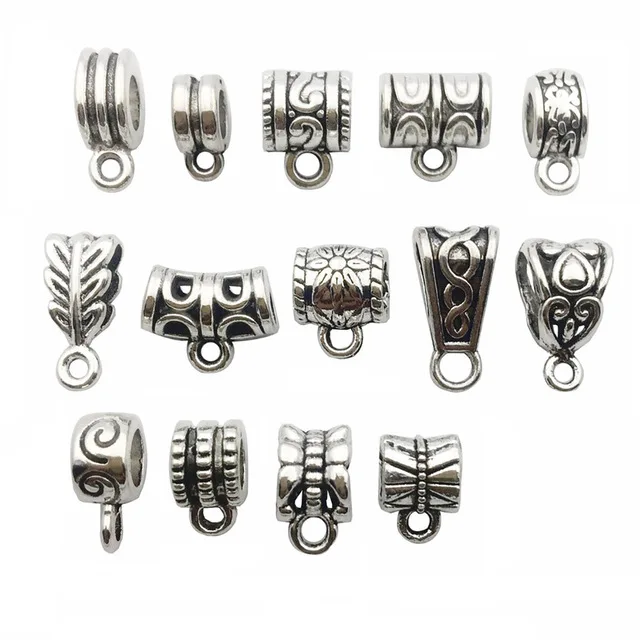 

Hobbyworker 120pcs  Mixed Tibetan Silver Alloy Spacer Beads For Diy Jewelry Making Accessories B0482, Photo