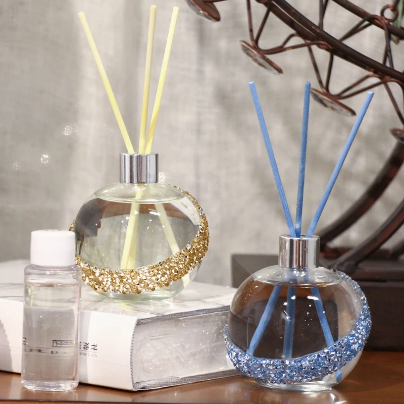 

100ml Air Fresheners Glass Bottle Home Fragrance Reed Flower Diffuser Wholesale Decorative Customized Diffuser 72pcs/pkt Support