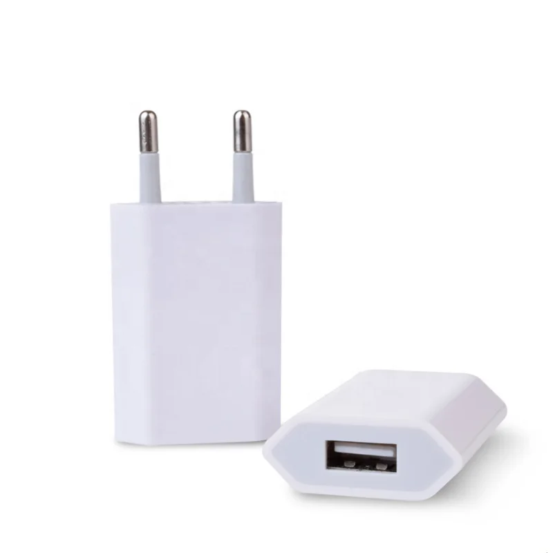 

5V 1A EU Plug USB Wall Charger AC Adapter For Smart Mobile Phone Charger, White