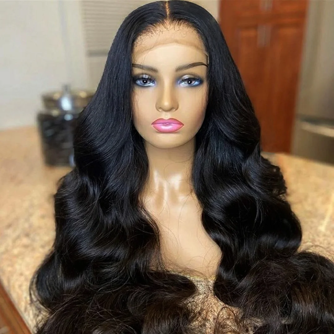 

100% Pre plucked Body Wave Wigs Human Hair Lace Front,Virgin Human Hair HD Lace Frontal Wigs For Black Women