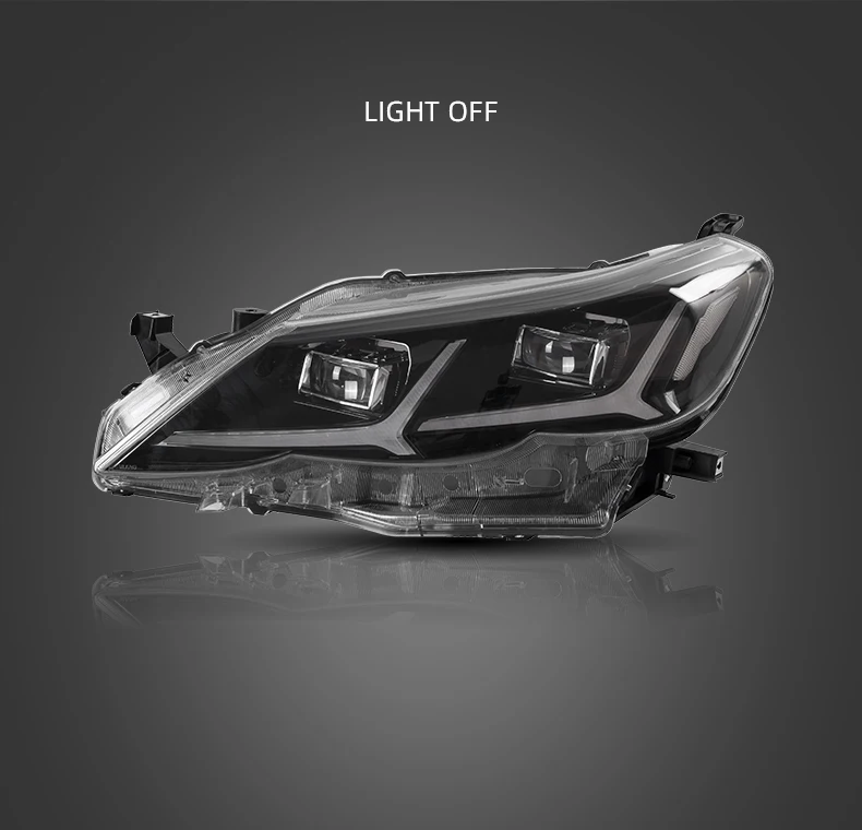 Vland Factory Car Accessories Head Lamp For Reiz Mark X 2010-2013 Full LED Head Light With Sequential Indicator Plug And Play