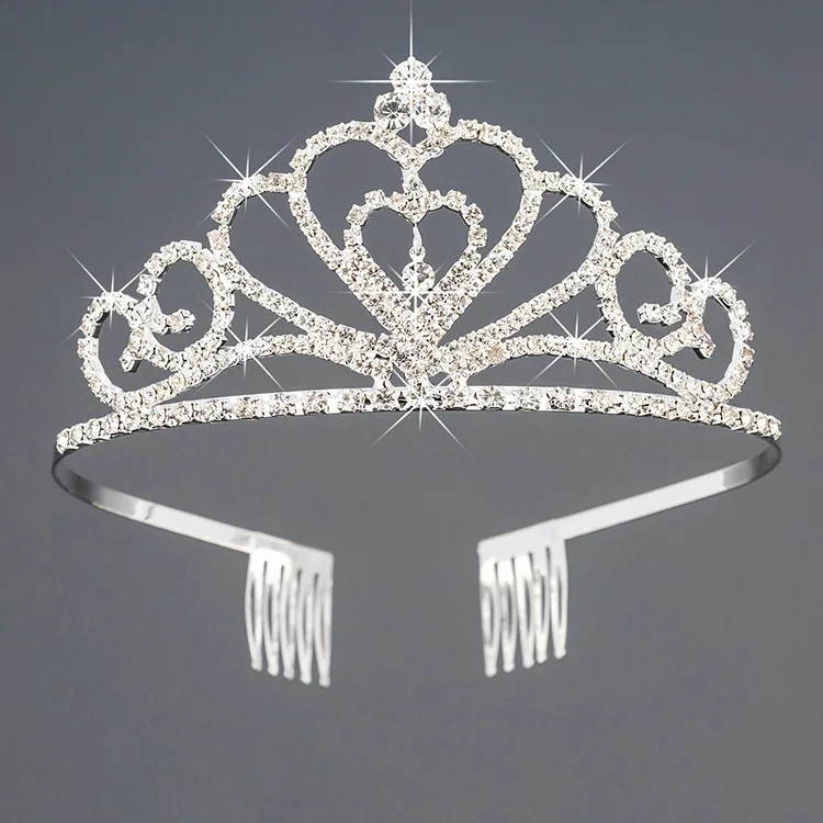 Wholesale High Quality Tiaras Rhinestone Bridal Crowns Children