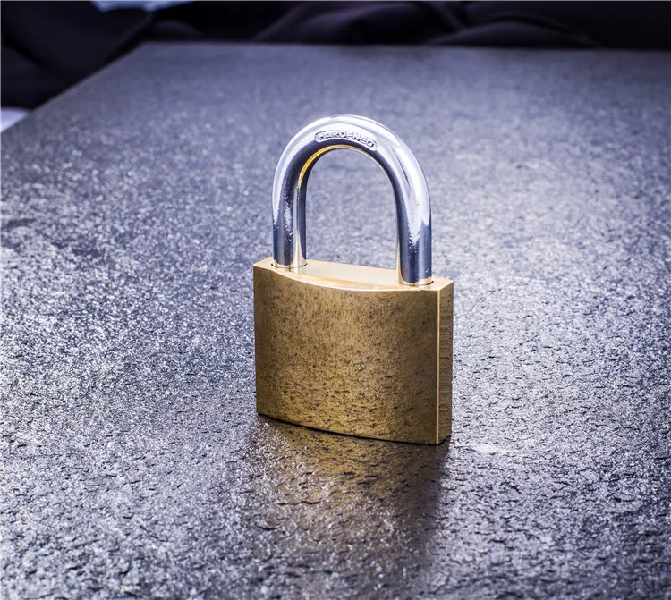 
High quality Sample available Pad lock Safety Mirror face Brass Padlock 