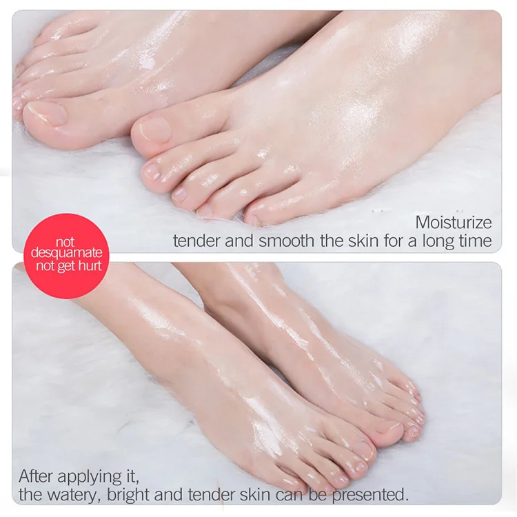 
Natural organic volcanic mud foot film exfoliating foot film private label foot film 