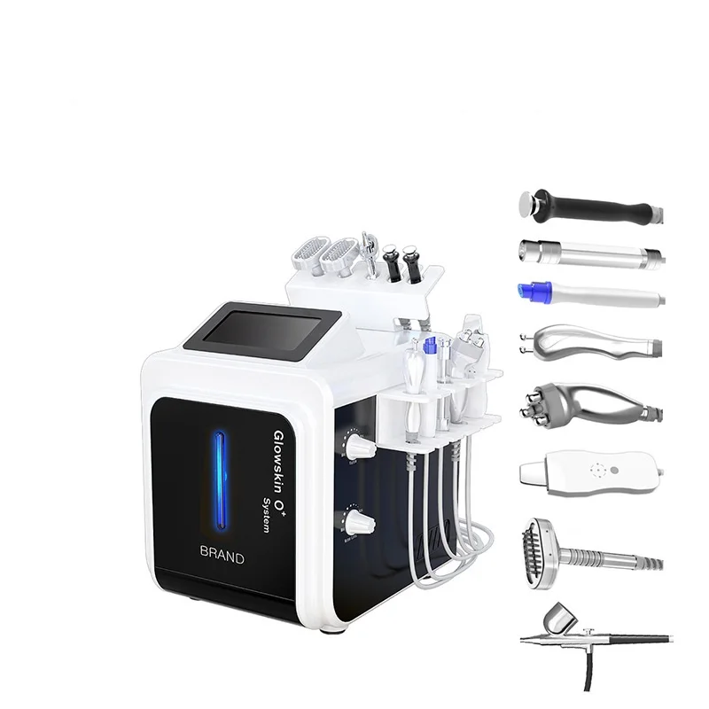 

10 in 1 multifunction skin care facial hydra machine beauty equipment, Black