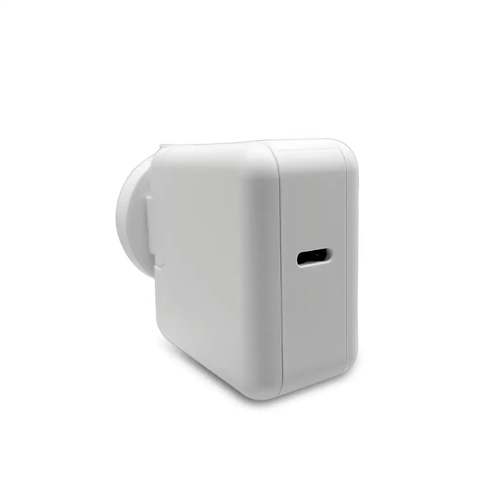 

Type C Ports Wall Fast Phone Charger With AU/UK/EU Plug, White