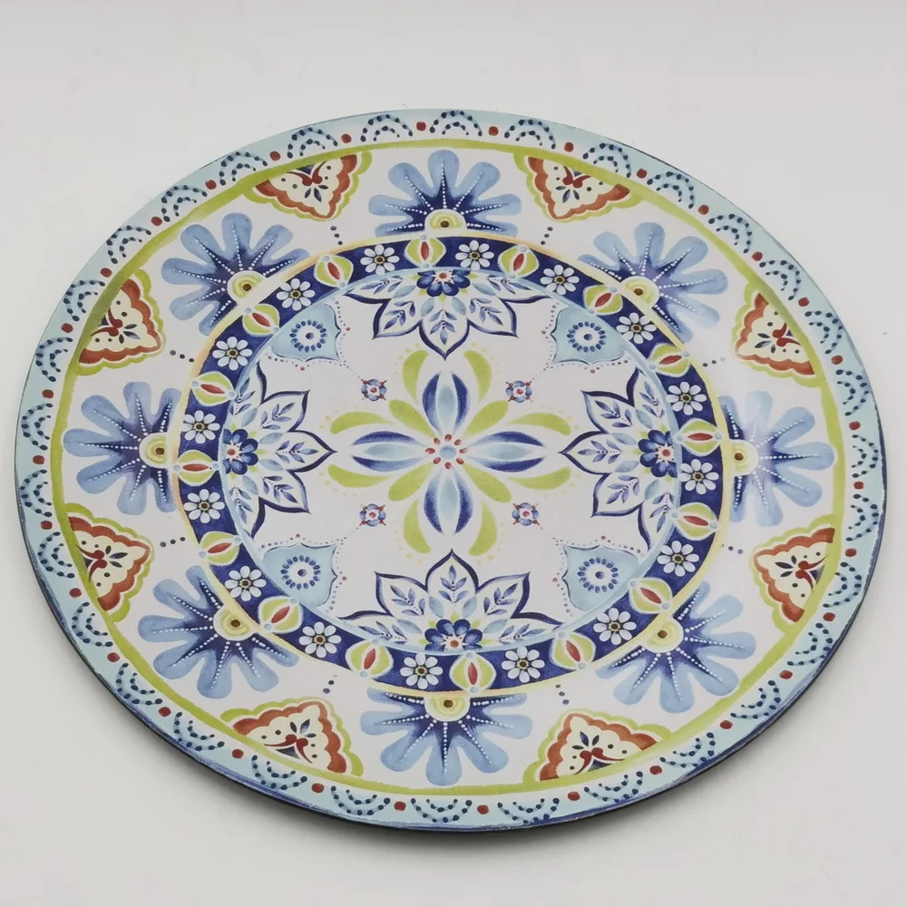 

Factory Wholesale Eco Friendly wood plastic white disposable plates