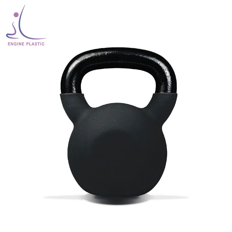 

ENGINE Strength Training Sport Fitness Solid Cast Iron 50kg Kettlebell, Black,red,blue,purple,pink.