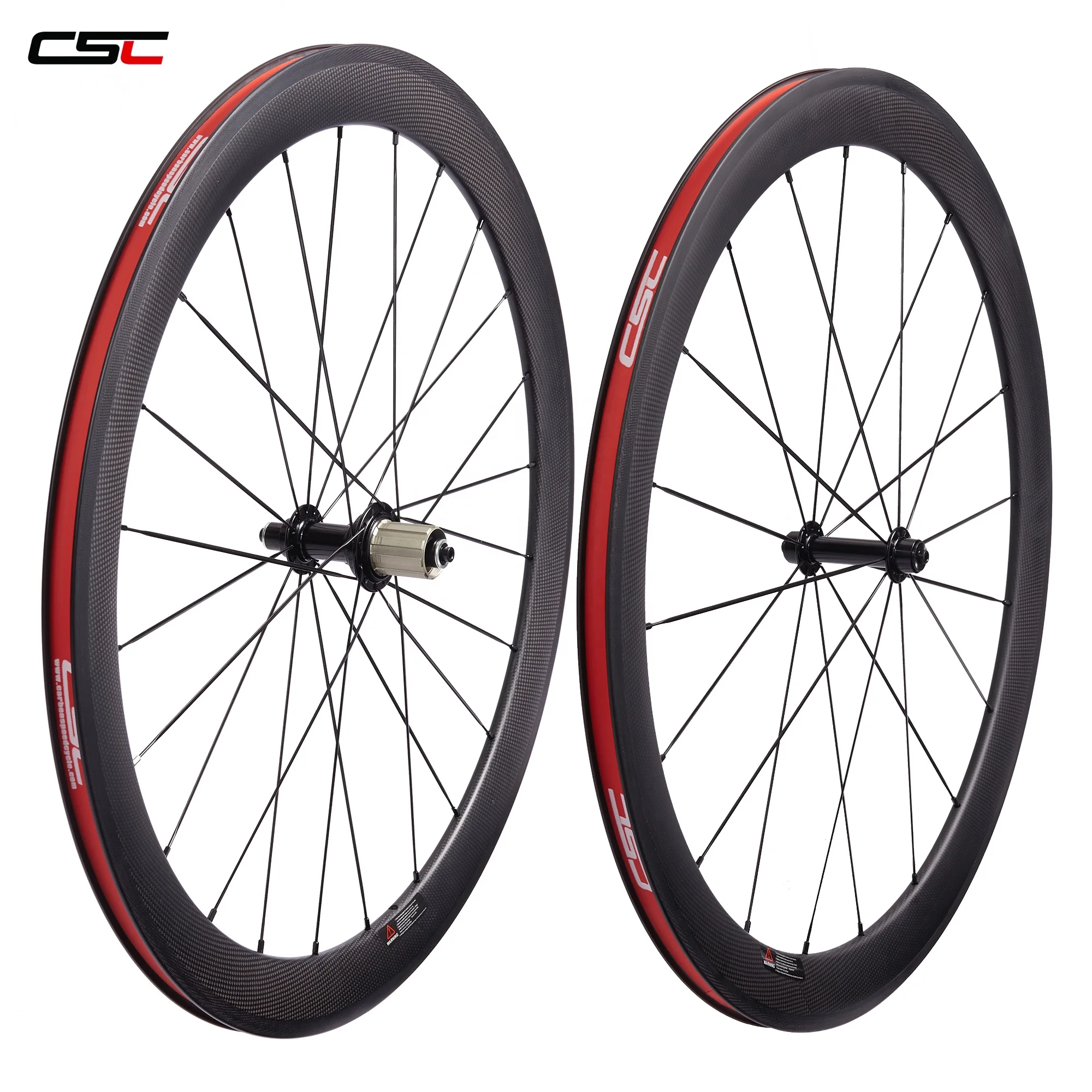 

ultra light Road bike carbon wheels clincher 50mm 25mm width bicycle carbon wheelsets with Powerway R13 hub and Pillar spoke
