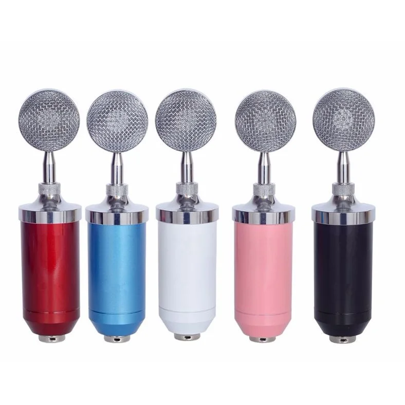 

GAM-860E Professional Condenser Microphone Studio Recording Condenser Microphone With 3.5mm Plug Stand Holder for KTV Karaoke