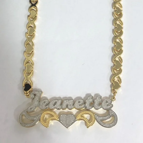

2021 XOXO Customized Name Necklace Custom Name Necklace Personalized XOXO Necklace Gift for Women