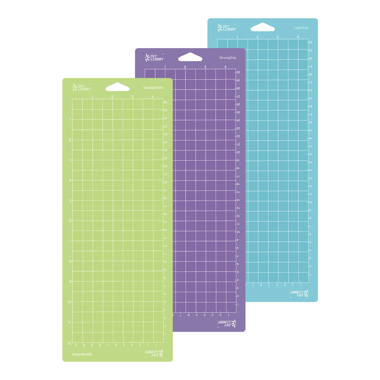 Diylobby Variety Adhesive Cutting Mat for Cricut Joy 4.5'' X12'' 4.5''X6.5'' StandardGrip LightGrip StrongGrip