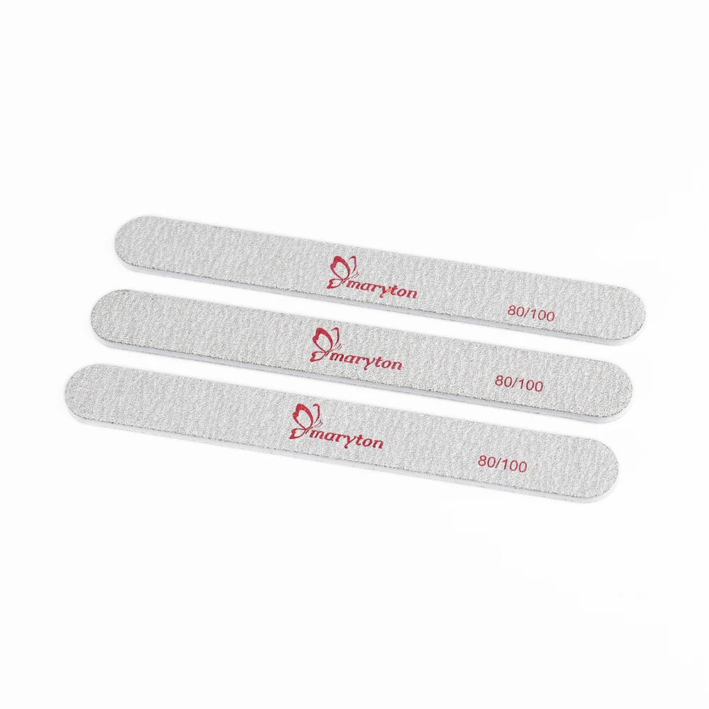 

Professional Nail Salon Kit 2 Way 80/100 100/180 Regular Nail File For Manicure, Zebra