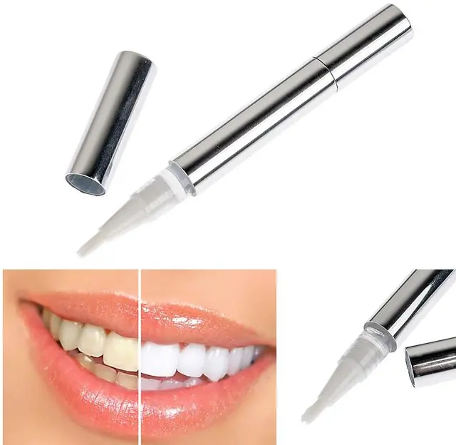

OEM private label dental product kit hp cp non hydrogen peroxide teeth whitening pen, Silver