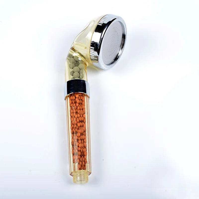 New Handheld Ionic Mineral Shower Head Filter High Pressure Ion