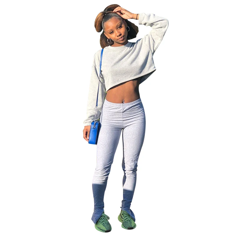 

MS20120 Women Jogger Yoga Pants Autumn Fall 2020 Fashion Clothes Stacked Pencil Pants Long Trousers Skinny New Arrival pants