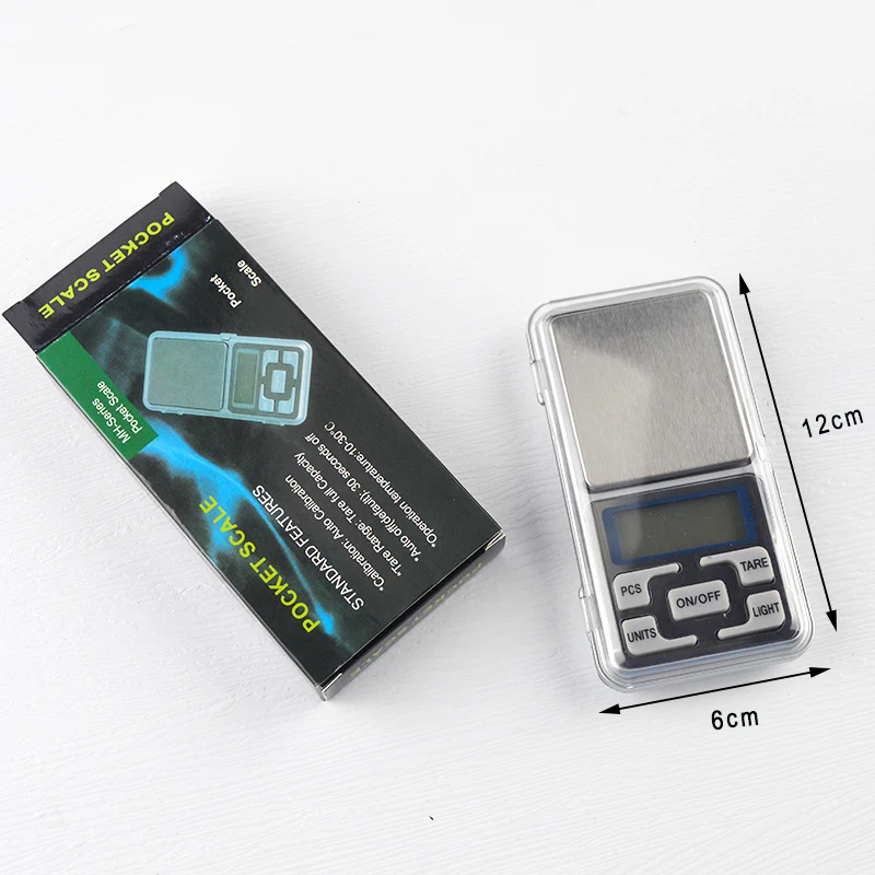

500g / 0.1g LCD Mini Pocket Digital Scale Balance Gram Electronic Scales UV Resin Jewelry Making Tools