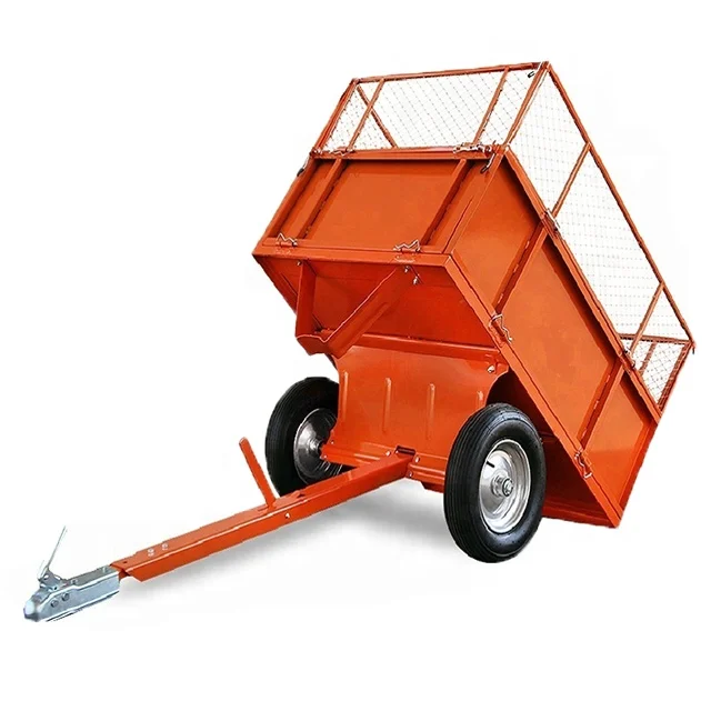 
Utility Lawn tractor attachments ATV/UTV trailer tow behind garden trailer dump cart 
