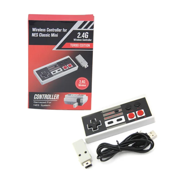 

Factory price 2.4G wireless mini Game joystick For NES Mini Controller