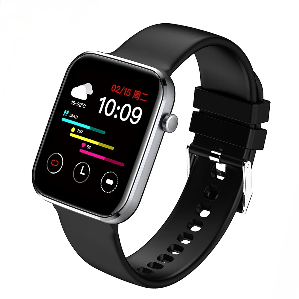 

drop shipping Smart clock z15 smart watch gold pink bt with device with music suppport wireless charging