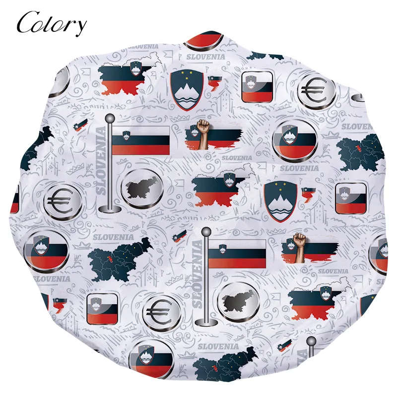 

Colory Cover Hair Bonnet Large Satin Shower Cap, Customized color