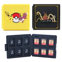 

12 in 1 video game cards cute mario pow zelda carrying case storage box for nintendo switch 3ds
