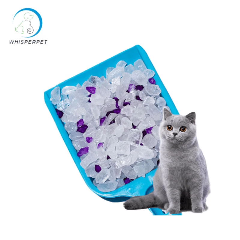 

Deodorant cat sand Crystal Bulk Silica Gel Cat Litter factory crystal cat litter, Colorful transparent