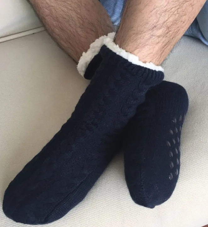 

sunny everest 2020 new men floor socks men long thick warm woolen home socs free size 40-44