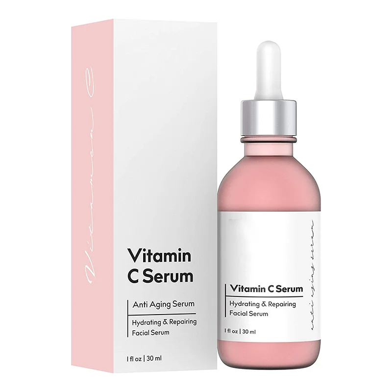 

Organic Natural Skin Care Face Anti Aging 30% Vitamin C Serum with Hyaluronic Acid