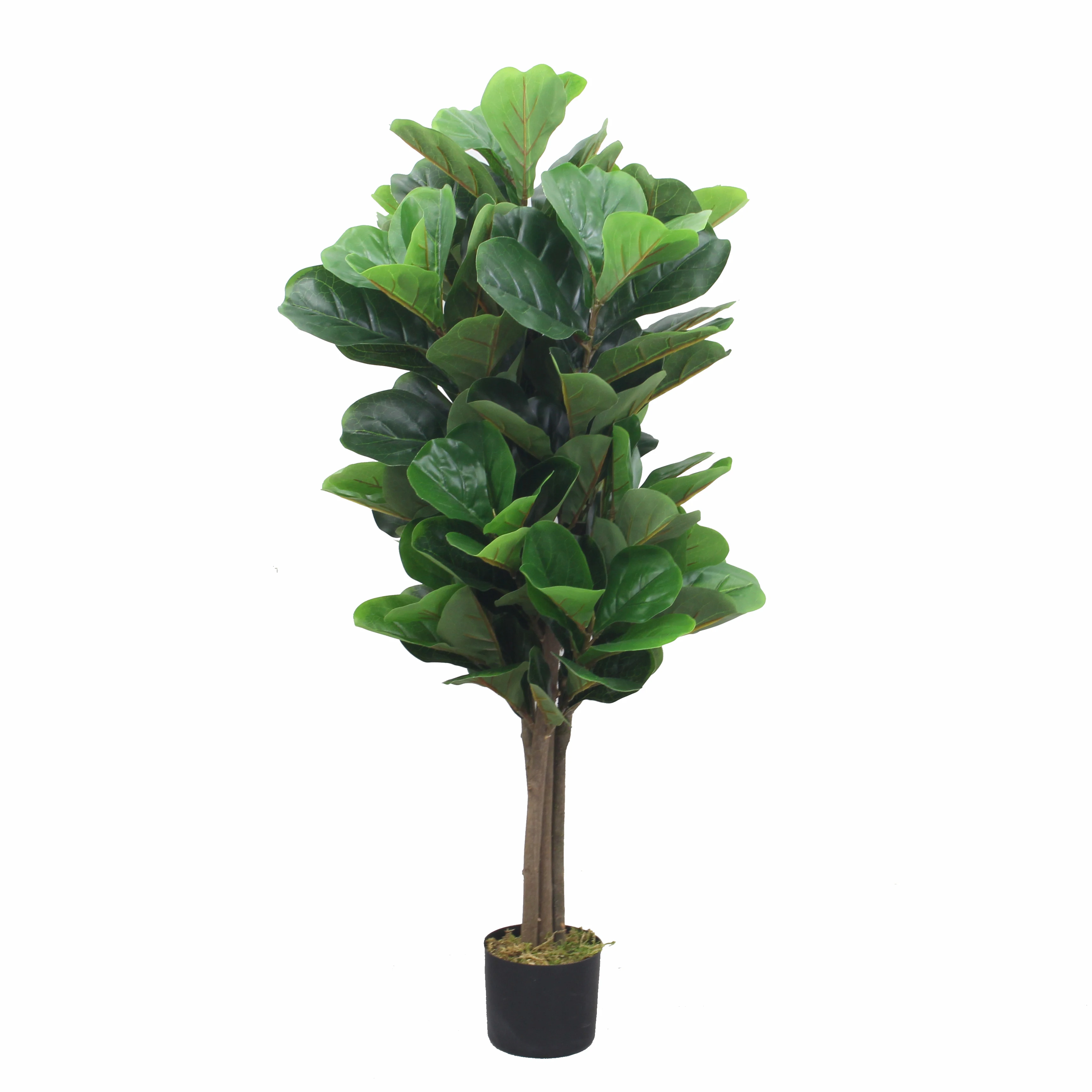 

Artificial Plant For House Office Decor Fiddle Leaf Fig Tree Artificial, Green