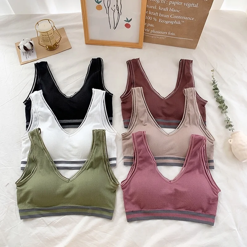 

Comfortable Padded Seamless Young Girls Sports Bra