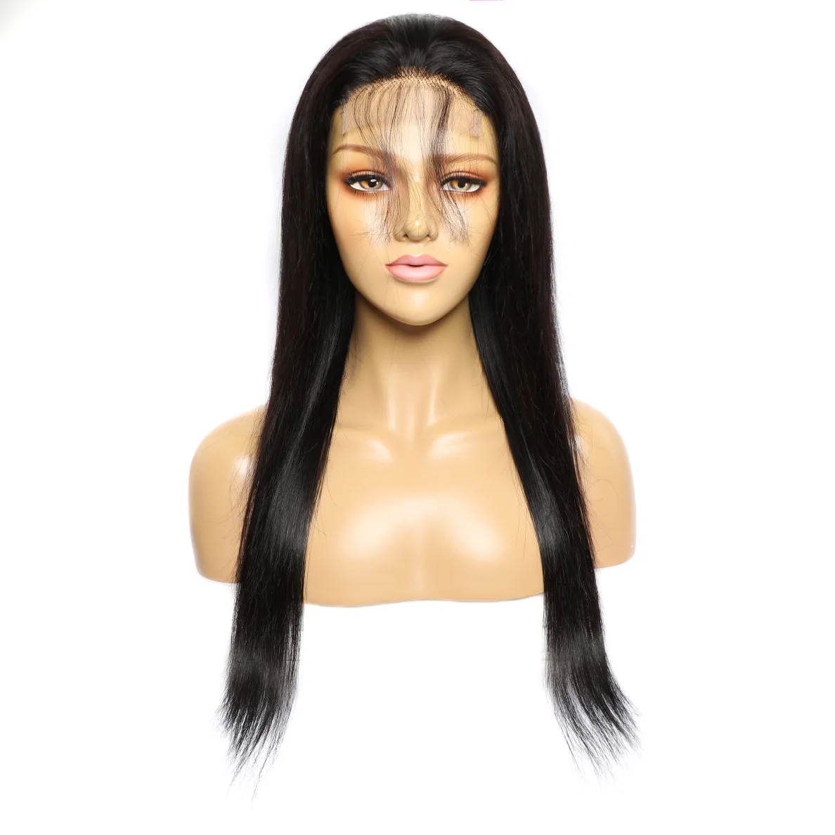 

4*4 Lace Front Wigs for Black Women Wholesale Natural Color Silky Brazilian Human Hair Wigs Straight Remy Hair Wigs