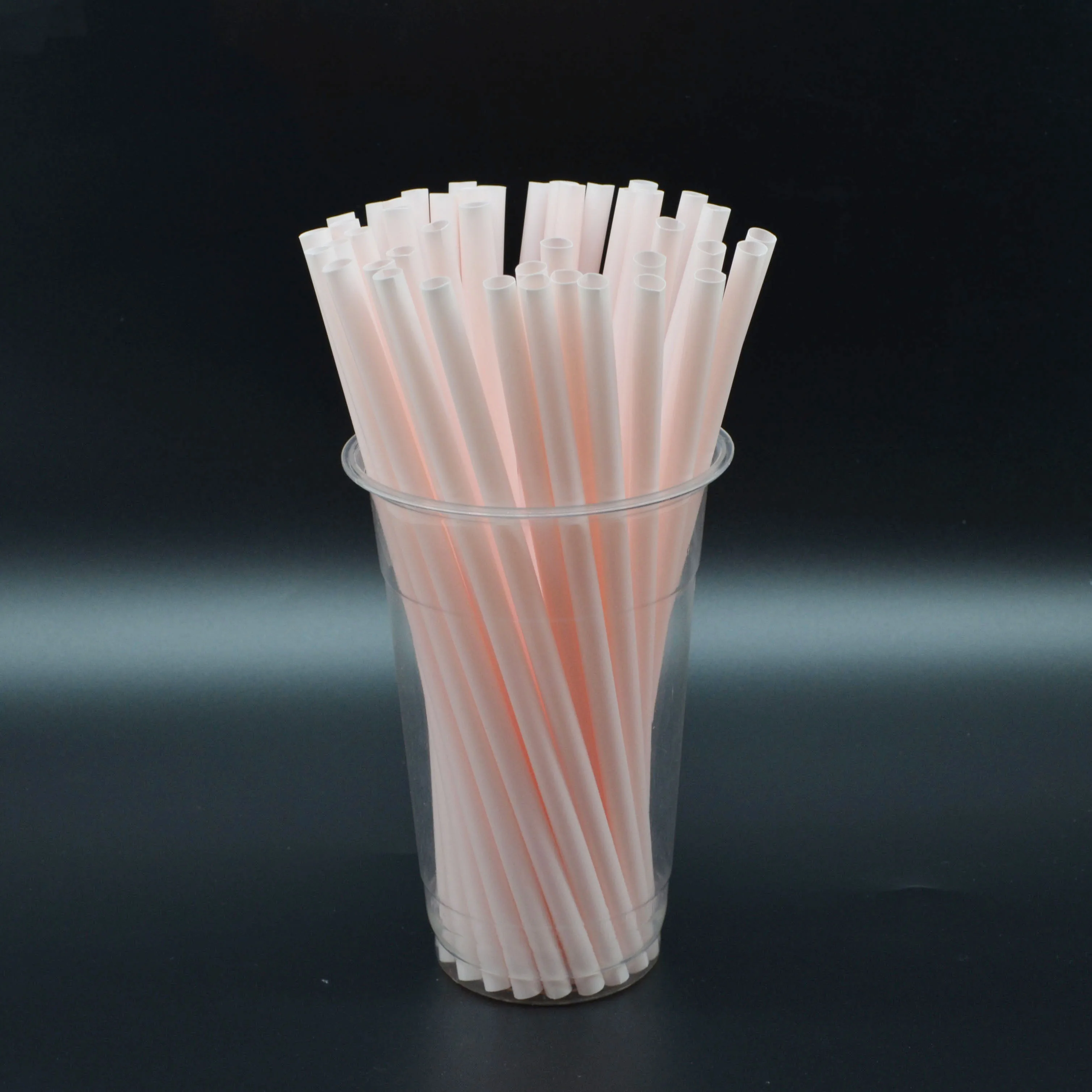 

10,000 PCS/carton PLA straw disposable biodegradable environmentally friendly pink straw can be customized factory direct sales, Customizable