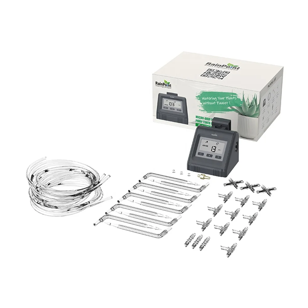 

Indoor Irrigation Kit Automatic Watering Pump Timer for No-faucet Situation New Trend Indoor Water System